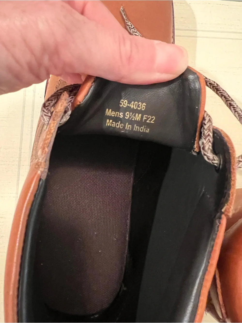 Johnston & Murphy Men's Cognac Leather Ankle Boots